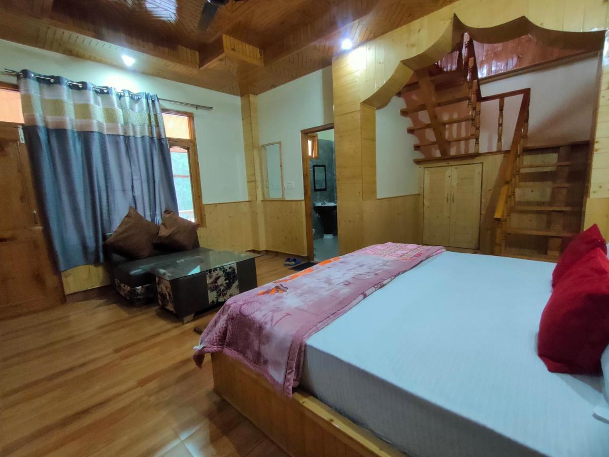 Mid Orchard Cottage, Kasol Exteriör bild