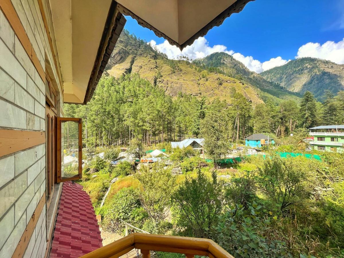Mid Orchard Cottage, Kasol Exteriör bild